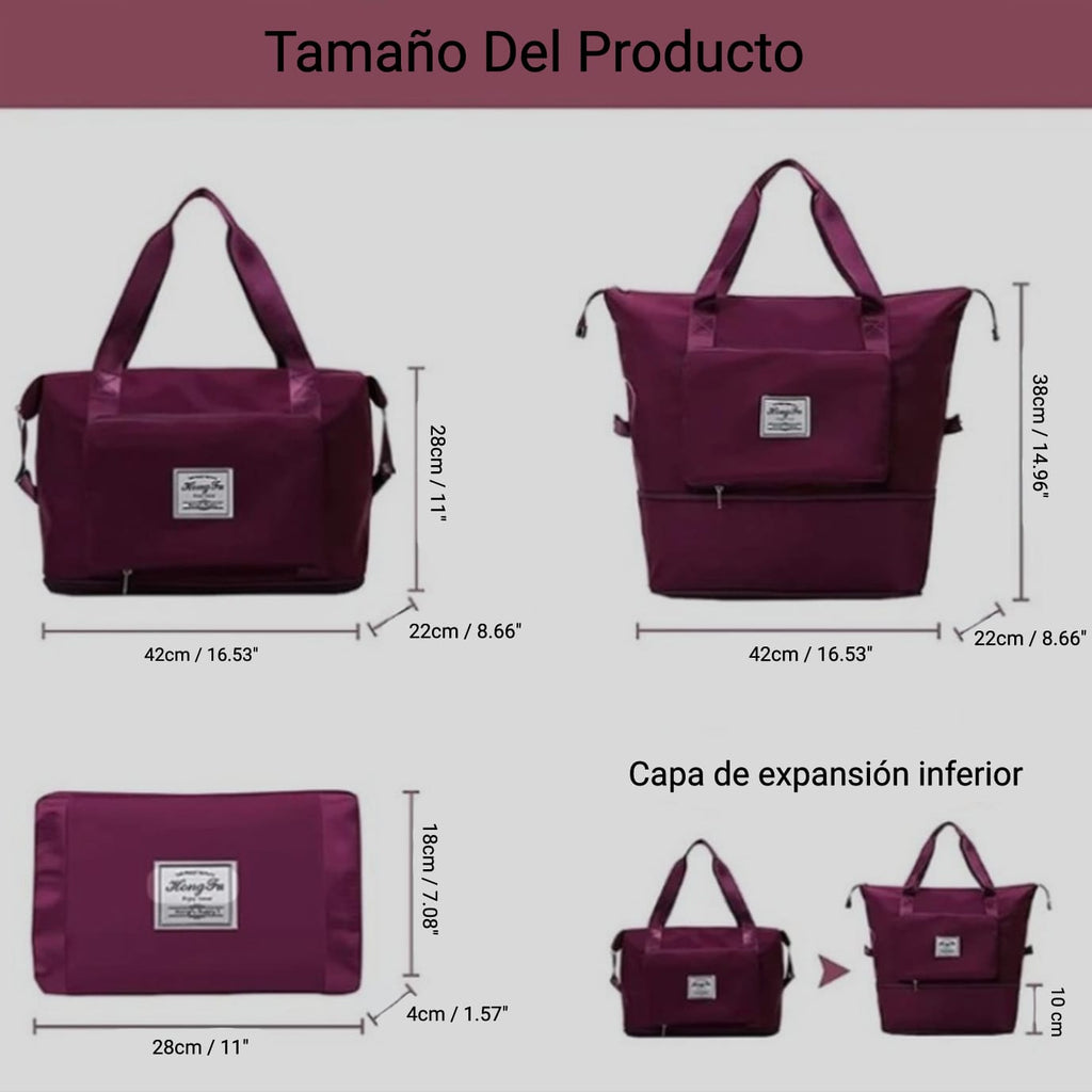 Bolso Plegable Viaje Gran Capacitad
